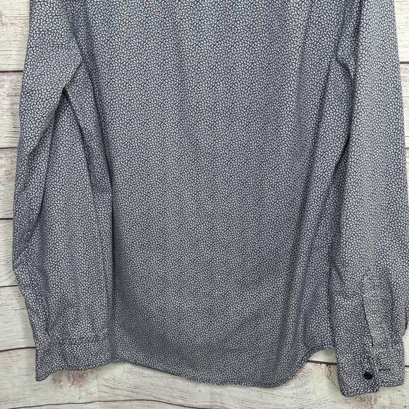 Ralph Lauren Denim & Supply Long Sleeve Micro Floral Button Up Shirt Size Medium - Picture 10 of 11